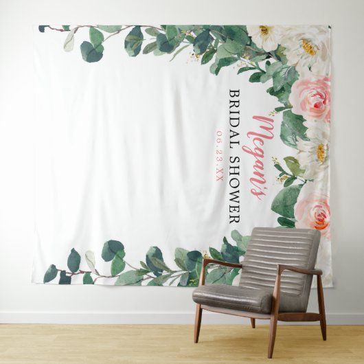 Brautparty im Hintergrund grün und grün Wandteppich (Beispiel (Horizontal))