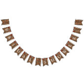 Brautparty im rustikalen Blumenkranz Wimpelkette (Alle)