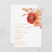 Brautparty in Aquarellfarben Einladung (Vorne/Hinten)