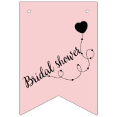 Brautparty in der Liebe bunte Flaggen (Erste Fahne)