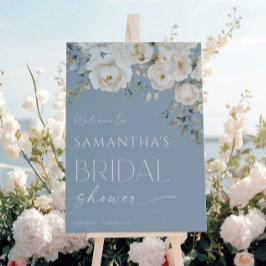 Brautparty in dunkelblau poster