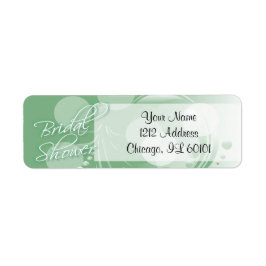 Brautparty in einem Minzgrün und Weiß