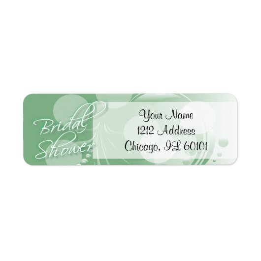 Brautparty in einem Minzgrün und Weiß (Vorne)