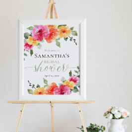 Brautparty in hellrosa Rosa Poster