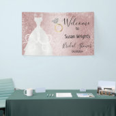 Brautparty in Rose Gold Banner (Messeveranstaltung)