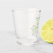 Brautparty Individualisieren Gelbe Blume Schiebegl Schnapsglas (Links)