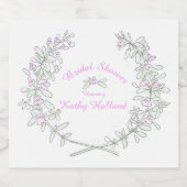 Brautparty individuelle Name Bier/Weinetikett Bierflaschenetikett (Einzelnes Label)