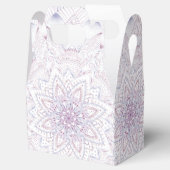 Brautparty Intricate Pastel Pink & Blue Mandala Geschenkschachtel (Geöffnet)