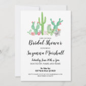 Brautparty Invite Cactus Bachelorette Cacti Einladung (Vorderseite)