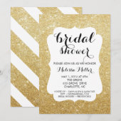 Brautparty Invite - Glitter Einladung (Vorne/Hinten)