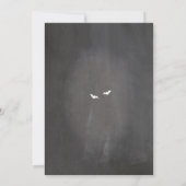 Brautparty Itinerary Bachelorette Gotische Rahmen Einladung (Rückseite)