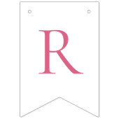 Brautparty-Jagdbanner in Rosa Wimpelkette (Dritte Fahne)