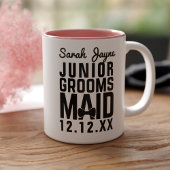Brautparty Junior Groomsmaid Wedding Coffee Tasse