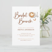 Brautparty-Kaffeeeinladung Einladung (Stehend Vorderseite)