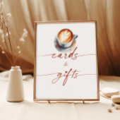 Brautparty Kaffeekarte & Geschenke Fußball Poster