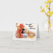 Brautparty Karte (Gelbe Blume)