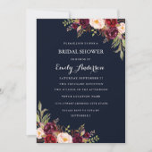 Brautparty-Karte für den Fall eines schweren Burgu Einladung (Vorderseite)