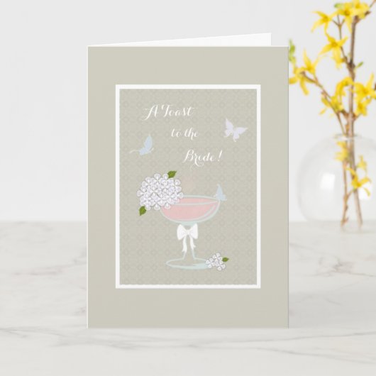 Brautparty-Karte für die Braut Karte (Gelbe Blume)