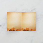 Brautparty-Karte Herbst Dankeskarte (Innenseite)