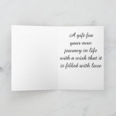 BRAUTPARTY-KARTE MIT WÜNSCHEN AUF NEUER REISE EINLADUNG (Innenseite)