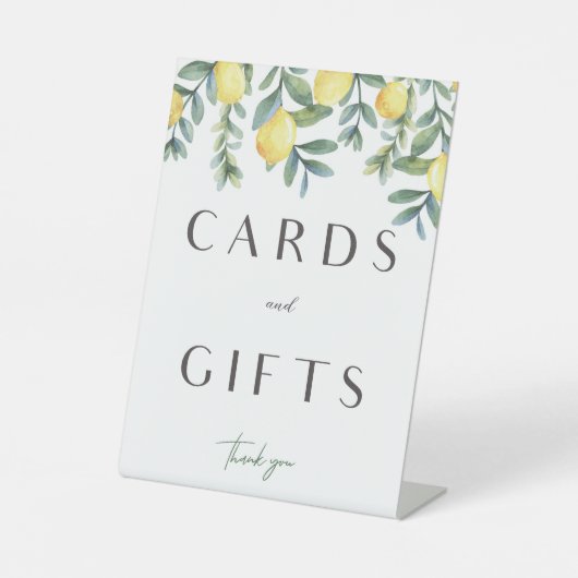 Brautparty-Karten und -Geschenke Pe Sockelschild (Vorderseite)