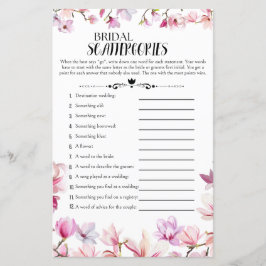 Brautparty-Kattergories Game