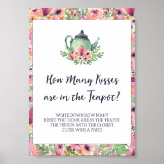 Brautparty Kisses im Teapot-Spiel Poster