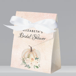 Brautparty Kürbis fällt Sahne Rose Gold Geschenkschachtel