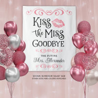 Brautparty küsst die Miss Goodbye Custom Colors