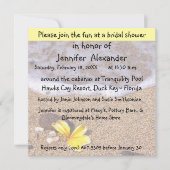 Brautparty-Küstenstandort-Party Einladung (Vorderseite)