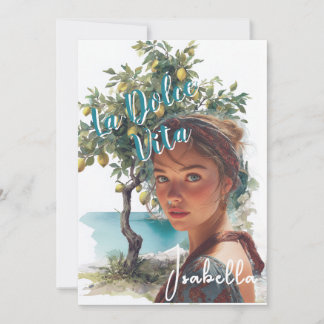 Brautparty La Dolce Vita Einladung