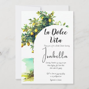 Brautparty La Dolce Vita Einladung