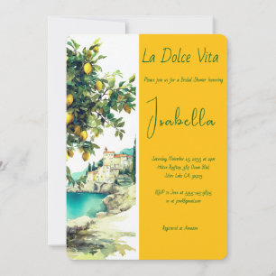 Brautparty La Dolce Vita Einladung