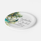 Brautparty La Dolce Vita Pappteller (Schrägansicht)