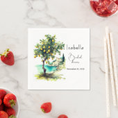 Brautparty La Dolce Vita Serviette (Beispiel)