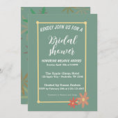 Brautparty laden feiertagskarte (Vorne/Hinten)