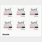 Brautparty Laden Spaß Party Pink Team Stickers (Blatt)