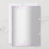 Brautparty-Lavendel Einladung (Rückseite)