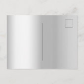 Brautparty-Lavendel Einladungspostkarte (Rückseite)