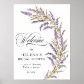 Brautparty Lavendel Poster (Vorne)