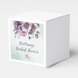 Brautparty Lavender & Green Floral Geschenkschachtel
