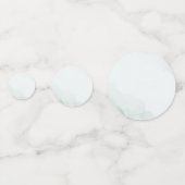 Brautparty Lavender & Green Floral Konfetti (Rückseiten)