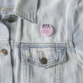 Brautparty Lavender Wasserfarbenfloral Button (Beispiel)