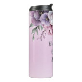 Brautparty Lavender Wasserfarbenfloral Thermosbecher (Nach links gedreht)