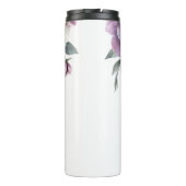 Brautparty Lavender Wasserfarbenfloral Thermosbecher (Rückseite)