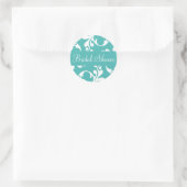 Brautparty Leaf Blühe Umschlag Sticker Siegel (Tasche)