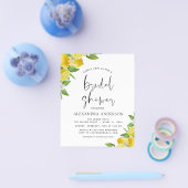 Brautparty Lemon Citrus Einladungen Flyer (Einzeln)