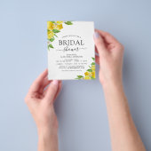 Brautparty Lemon Citrus Einladungen Flyer (Gruppe)