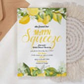 Brautparty Lemon Einladung zur Hauptpresse
