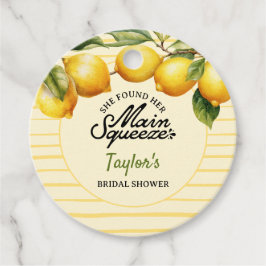 Brautparty Lemon Geschenkanhänger